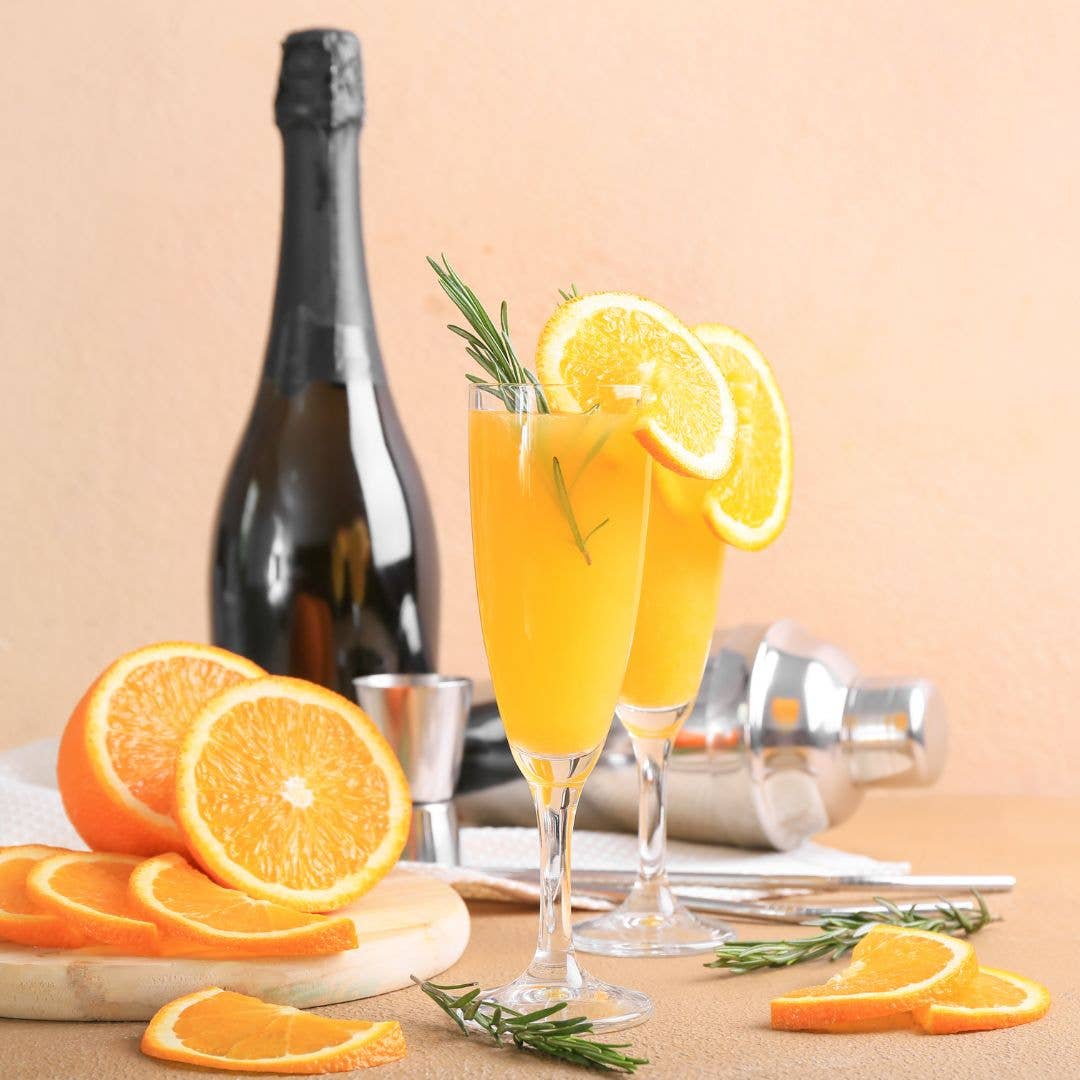 Wood Stove Kitchen – wholesale Cocktailmix/-sockerlag – Mimosa Mixer med mandarin och mango för cocktails och mocktails, 16 fl oz5