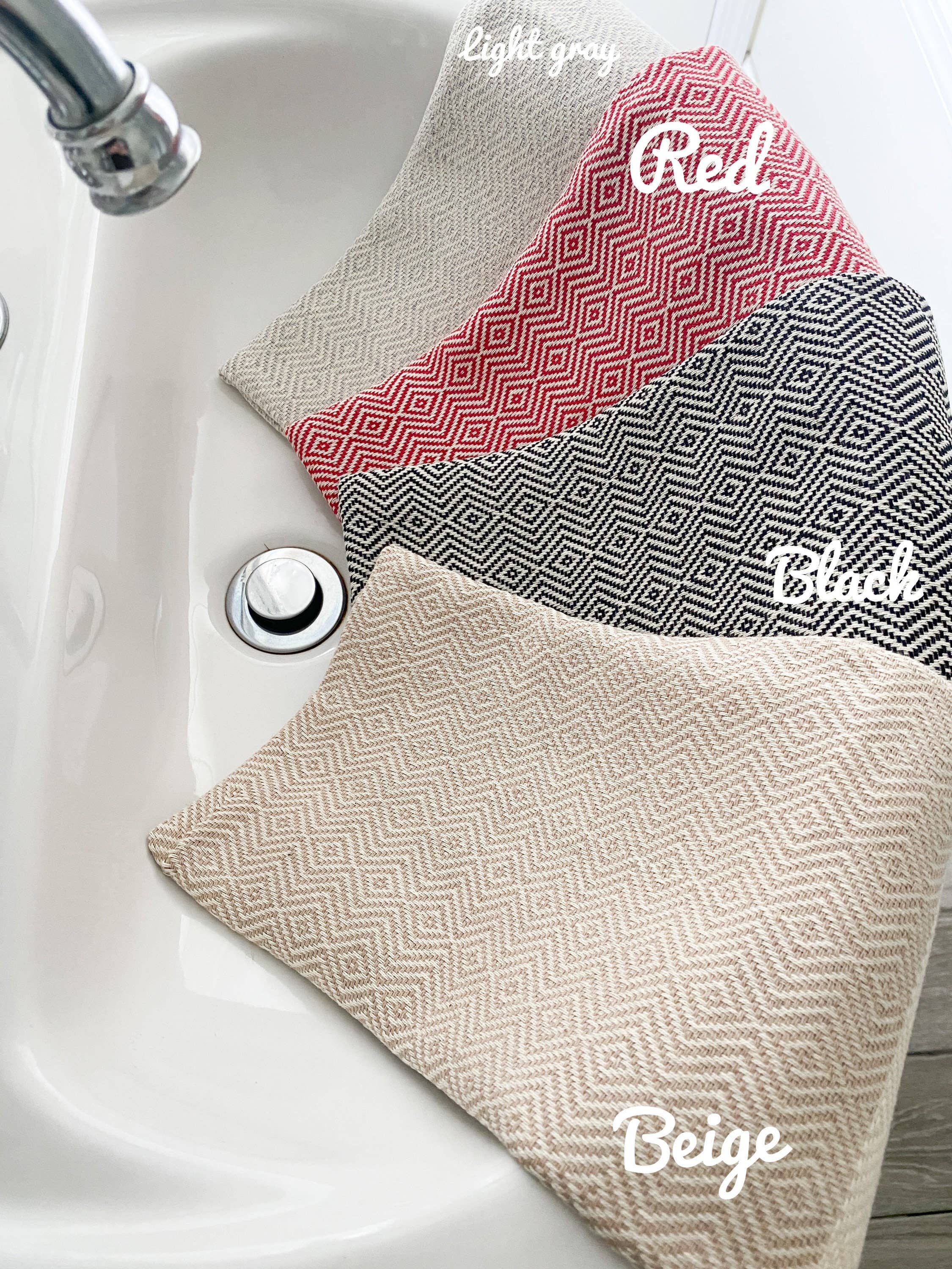 Kalkedon Towels - Wholesale Hand towel - Set of 4 Turkish Hand Towels for Bathroom | Kitchen Towel0