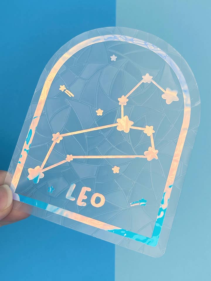 Leo Constellation Suncatcher for wholesale by Poppodopolis