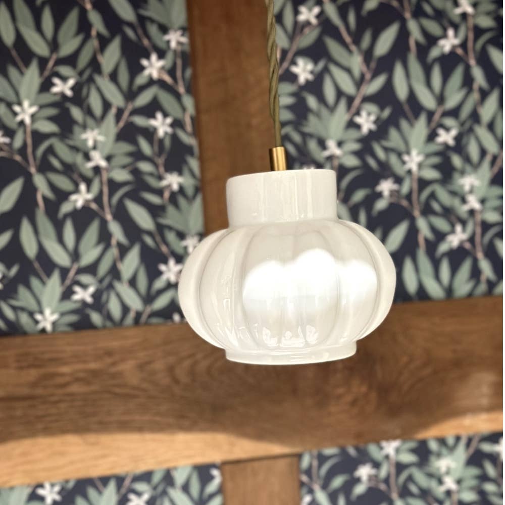 REMINISCENCE HOME - Vendita all'ingrosso Paralumi - Lampada CHARLOTTE in porcellana smaltata