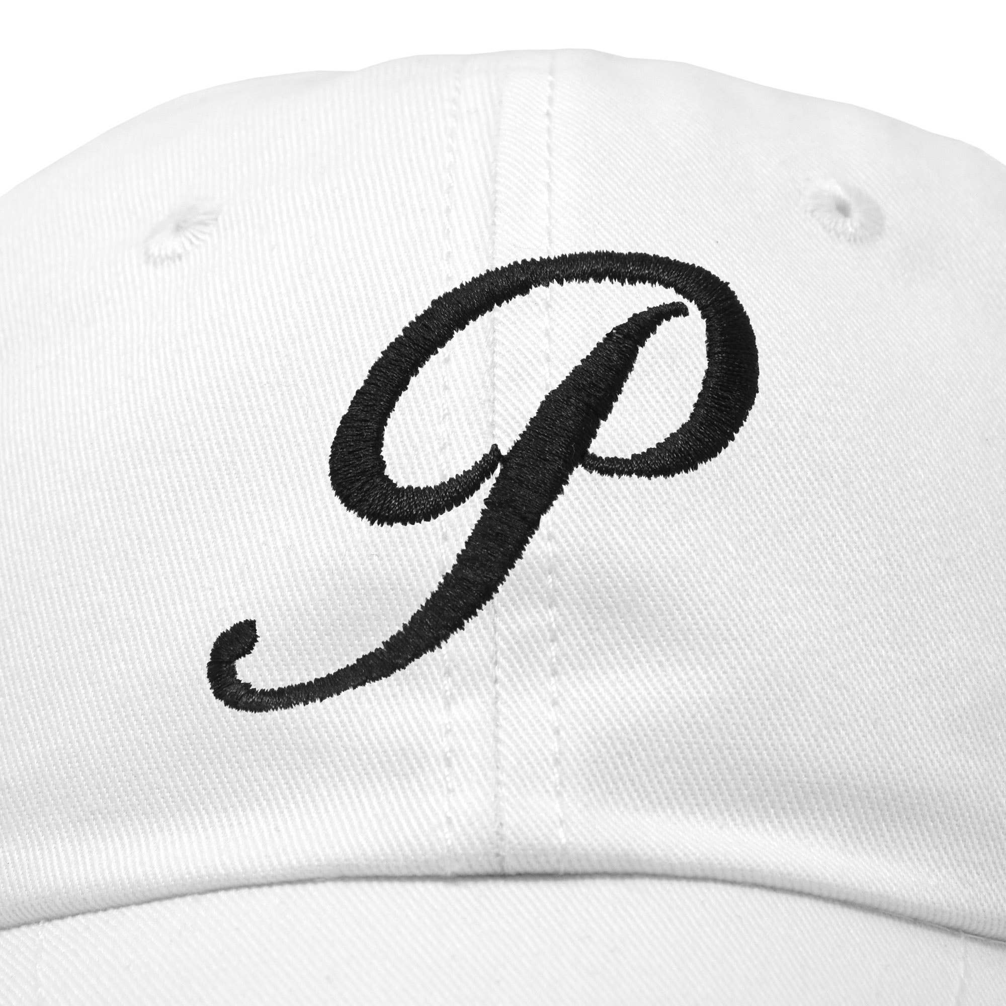 Dalix - Wholesale Baseball Cap - Women's - DALIX Initial Hat Letter P Womens Baseball Cap Monogram85