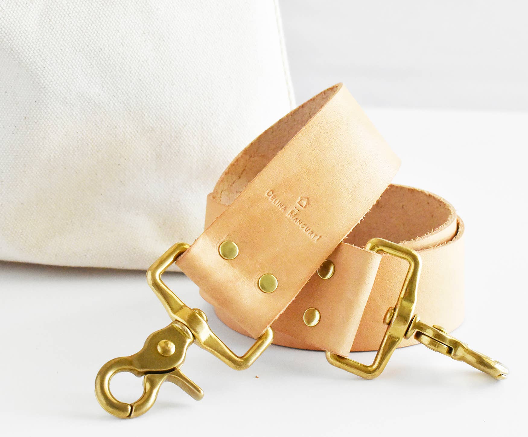 Celina Mancurti, LLC - Wholesale Bag Strap - Women's - Bag Leather Strap - Tan5