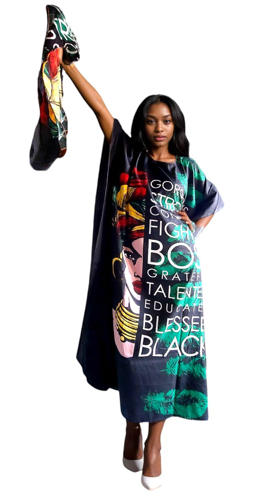 India Batik - Vente Caftan – femme - Robe Kaftan -13780