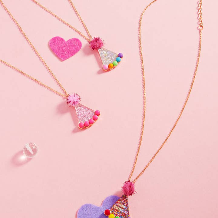 Colar Curto Infantil de Aniversário em Forma de Coroa por atacado de Verita Lane