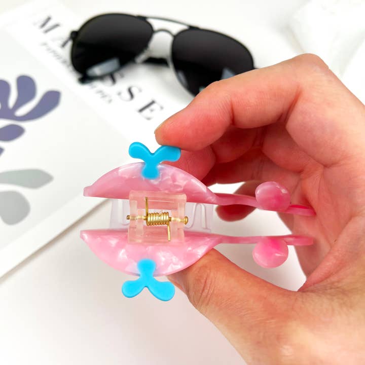 TheDivaSoap - Wholesale Haarclip - Dames - Haarclip van acetaat voor walvisschildpadden, matte klauwclip voor zeedieren4