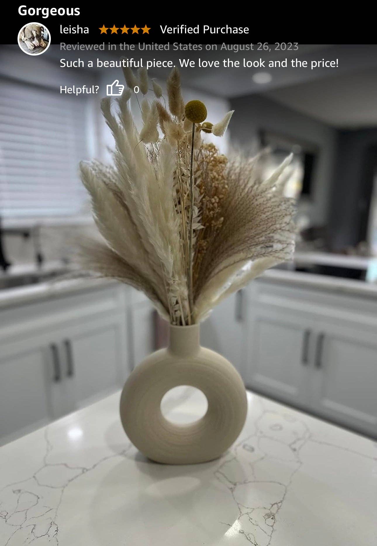 Lu home - Vente Fleur séchée/pressée - Ensemble Lu home - Arrangement floral de roses artificielles avec vase10