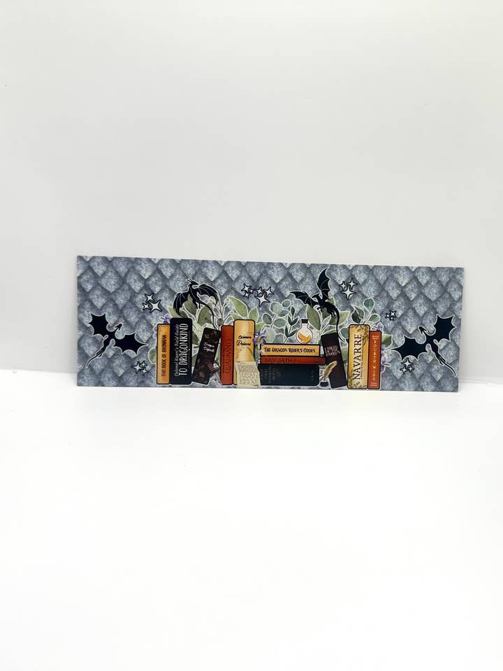 Dragon Rider Bookshelf Bookmark for wholesale by A Little Crafty Fox