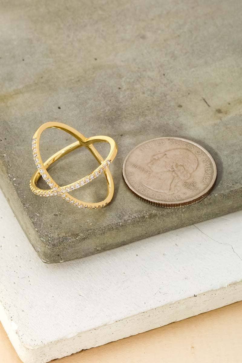 Anarchy Street - Vente Bague avec plusieurs pierres - Bague X Strass Délicate1