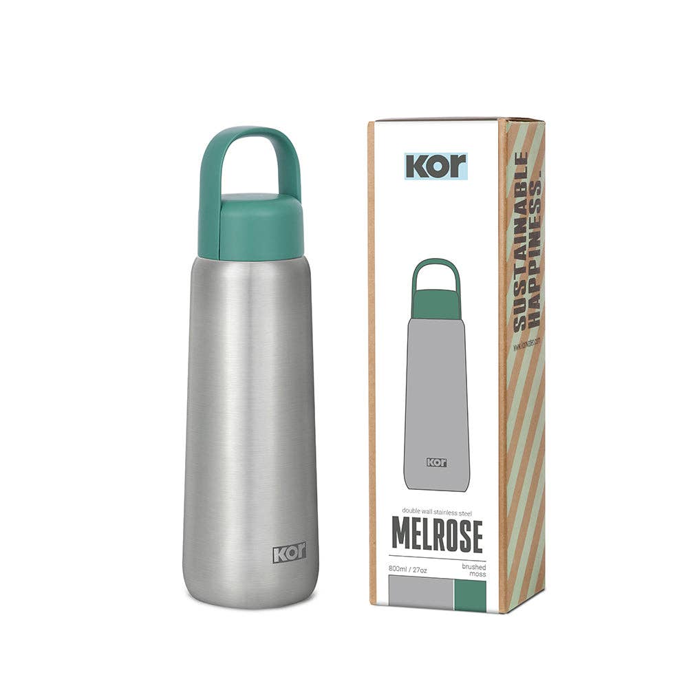 Kor Water, Inc. - Vente Bouteilles d'eau - Melrose - Bouteille en acier inoxydable à double paroi de 27 oz (800 ml)33