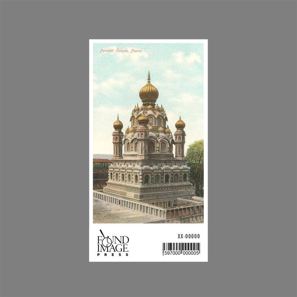 Found Image Press - Wholesale Sticker - Sticker MF-66 Parvatti Temple, Poona, India1