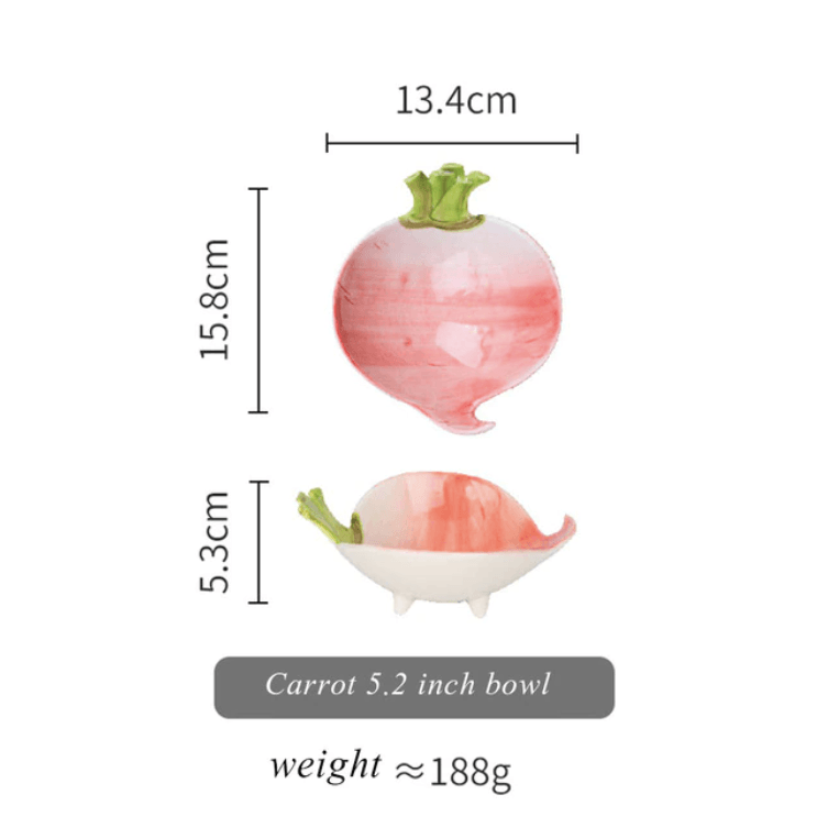 Homerely (We Cover All Import Duties) - Vendita all'ingrosso Scodelle - Piattini per salse a forma di verdure3