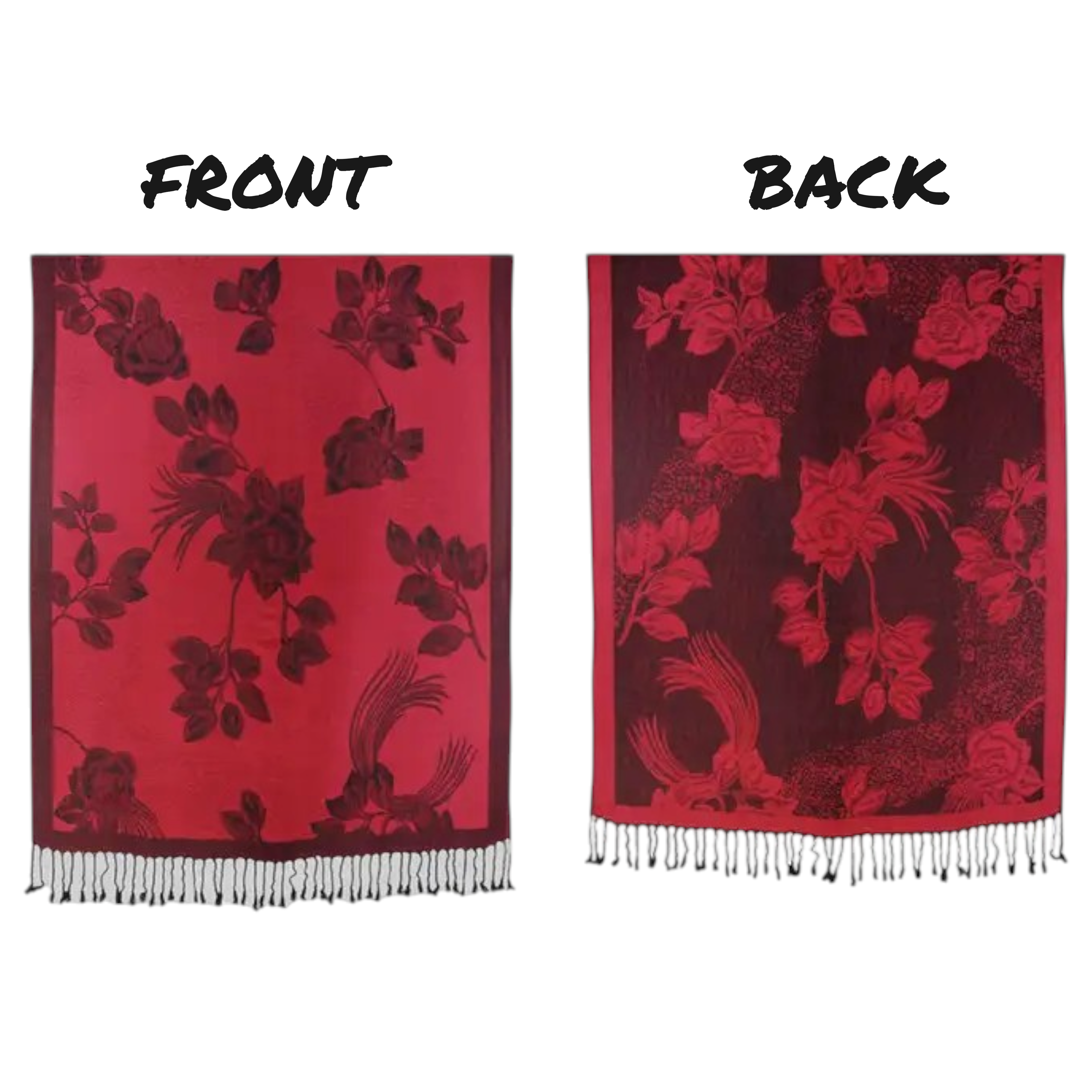 TAPA fashion – wholesale Wrap – Women's – Rose Pashmina RP2025. (12pc)58