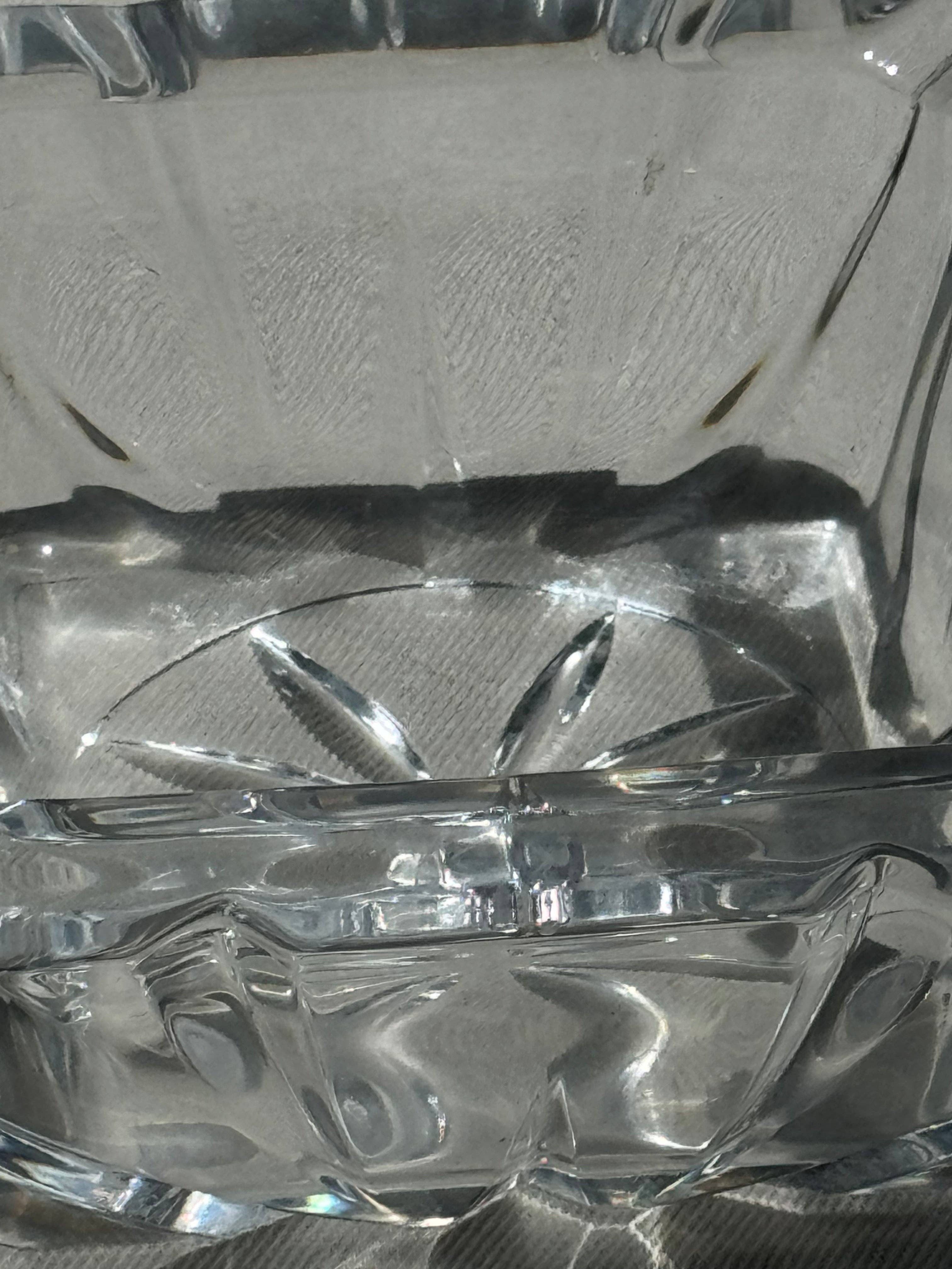 Office Objets - Vente Cendrier - Grand cendrier en verre massif carré vintage19