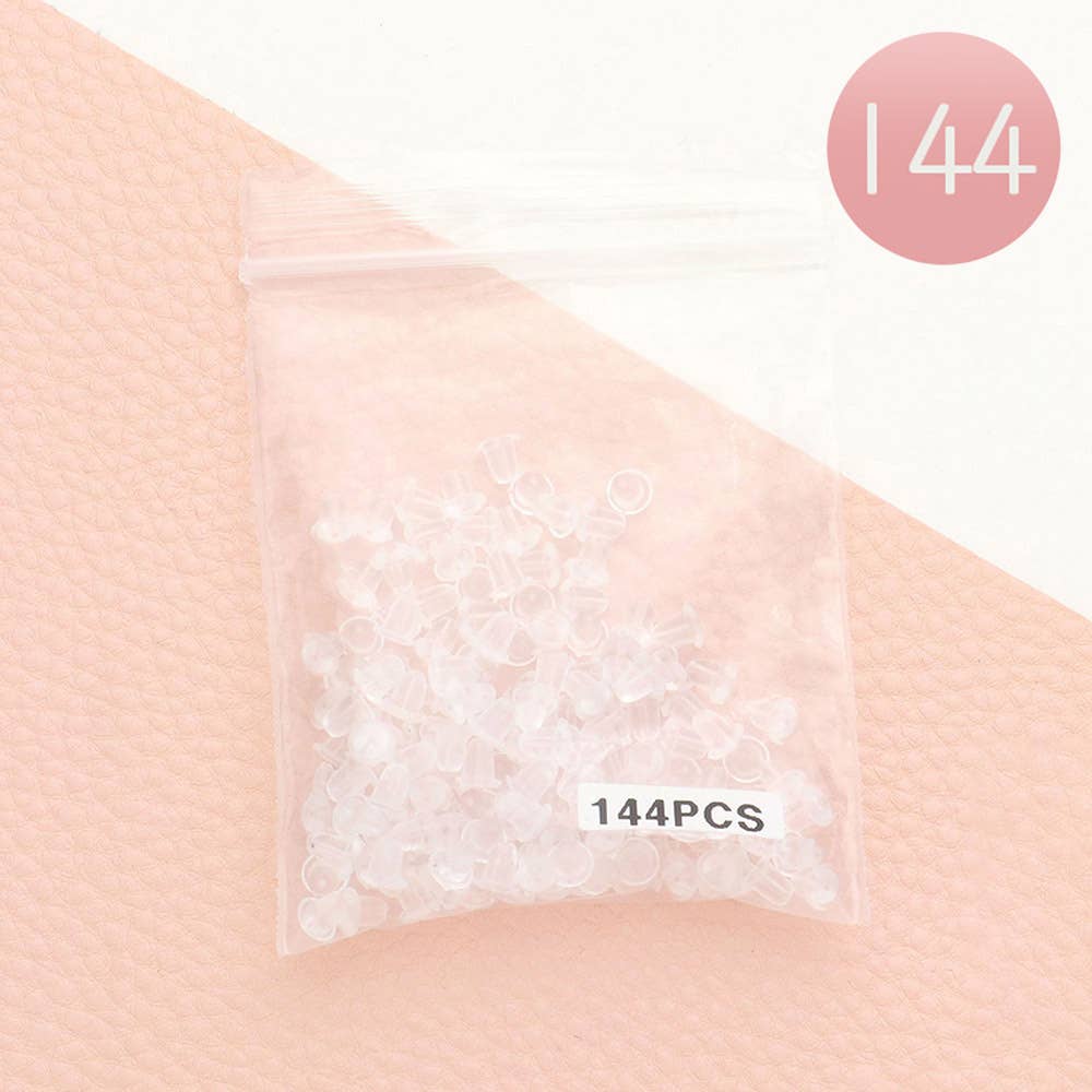 Sensibling Corp. – wholesale Smycken – 144ST - Gummibakstycken för örhängen0