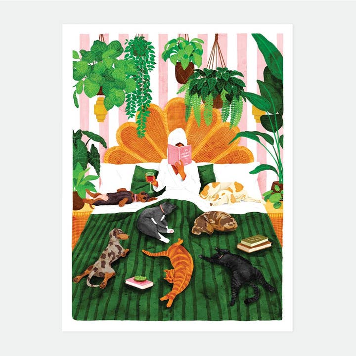 Life with pets & plants - Poster for wholesale by ALL THE WAYS TO SAY - Europe