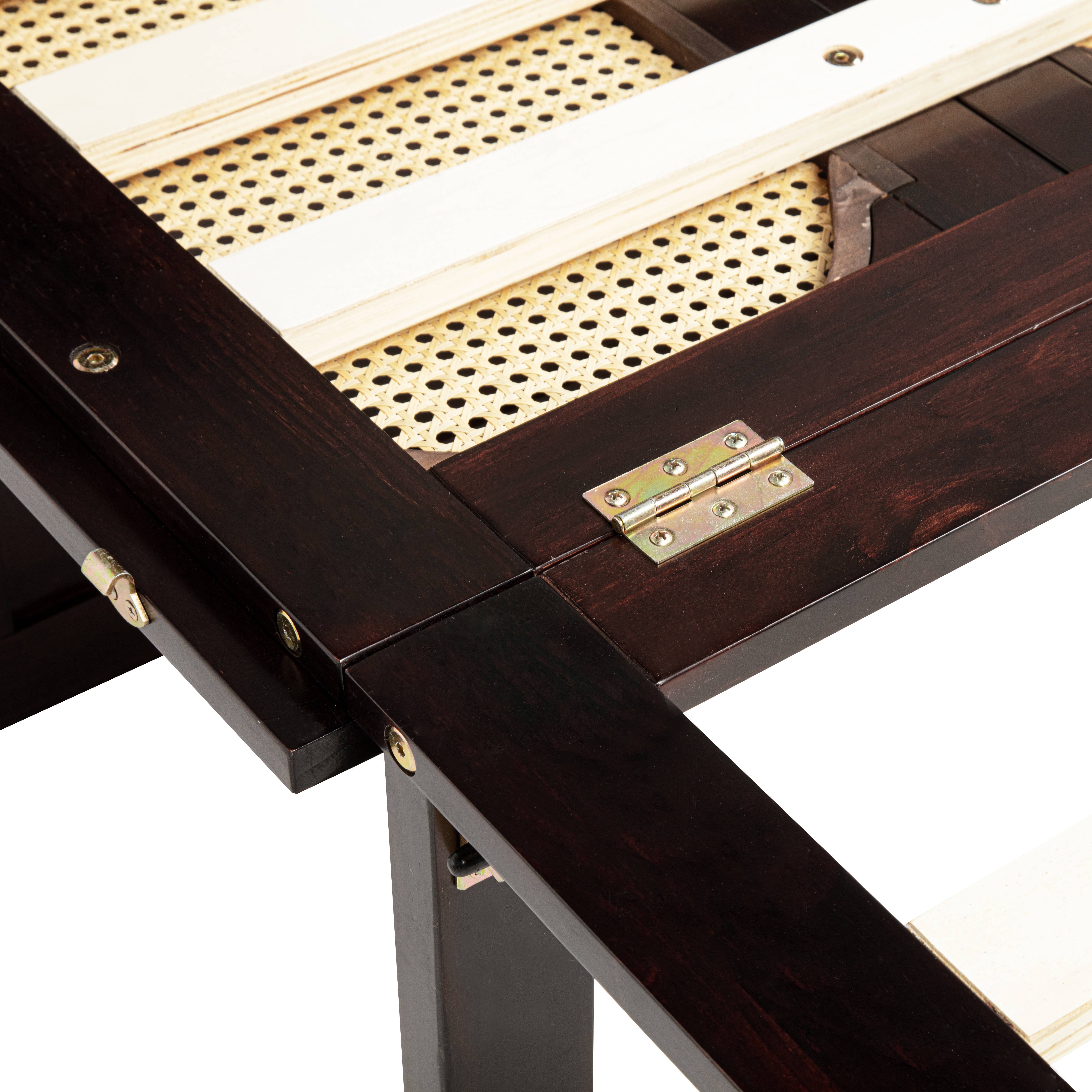 39F Inc. - Wholesale Bed - Queen Size Murphy Bed, Pine Wood Cabinet Bed w Power Station19