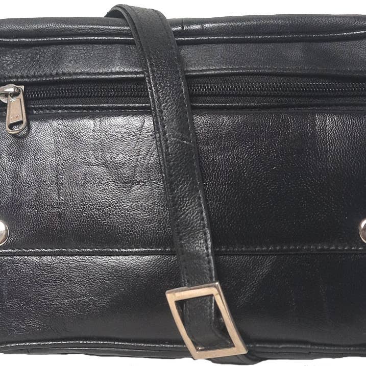Sac à bandoulière en cuir d'agneau véritable #3151 pour la vente par IGI CANADA