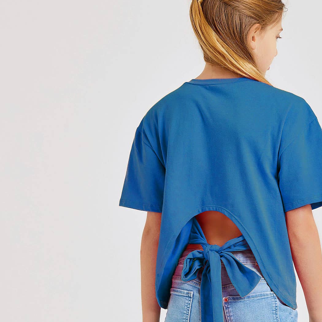 Good Girl - Vente Haut en maille – enfant - Haut en tricot ouvert à dos pour enfants3