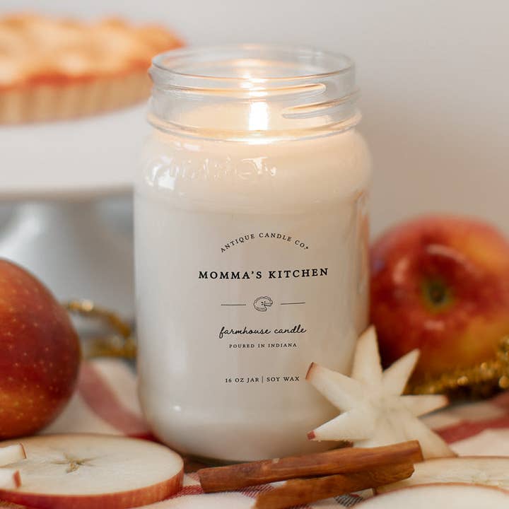 Antique Candle Co.® - Wholesale Jar/Filled Candle - Momma's Kitchen - Soy Wax Mason Jar Candle4