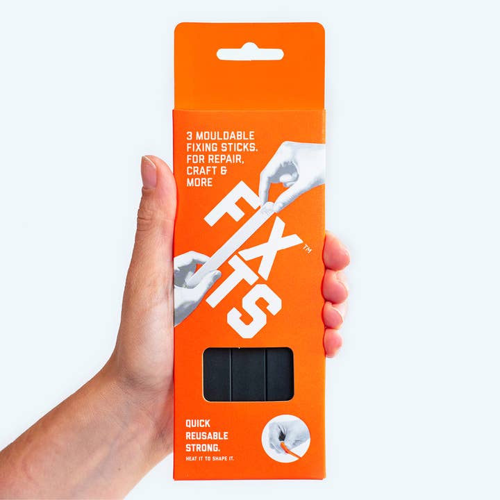FixIts - Vente Kit de bricolage - FixIts Lot de 3 - Noir - Pour bricolage et réparation