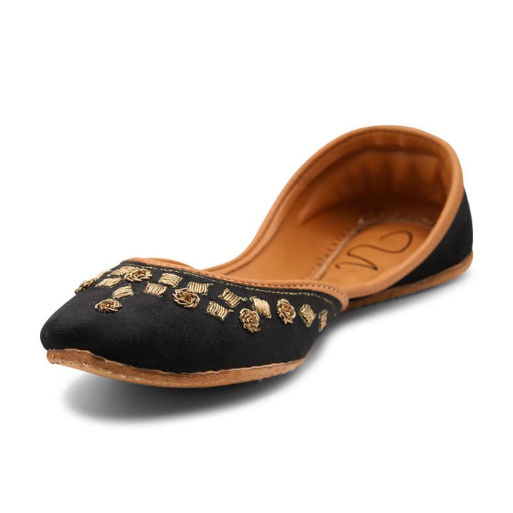 Umrao - Black Jutti for wholesale by Ujaala