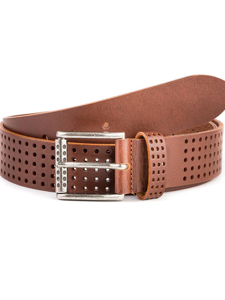 Gürtel aus gehacktem Leder. für den Großhandel von VALTICO