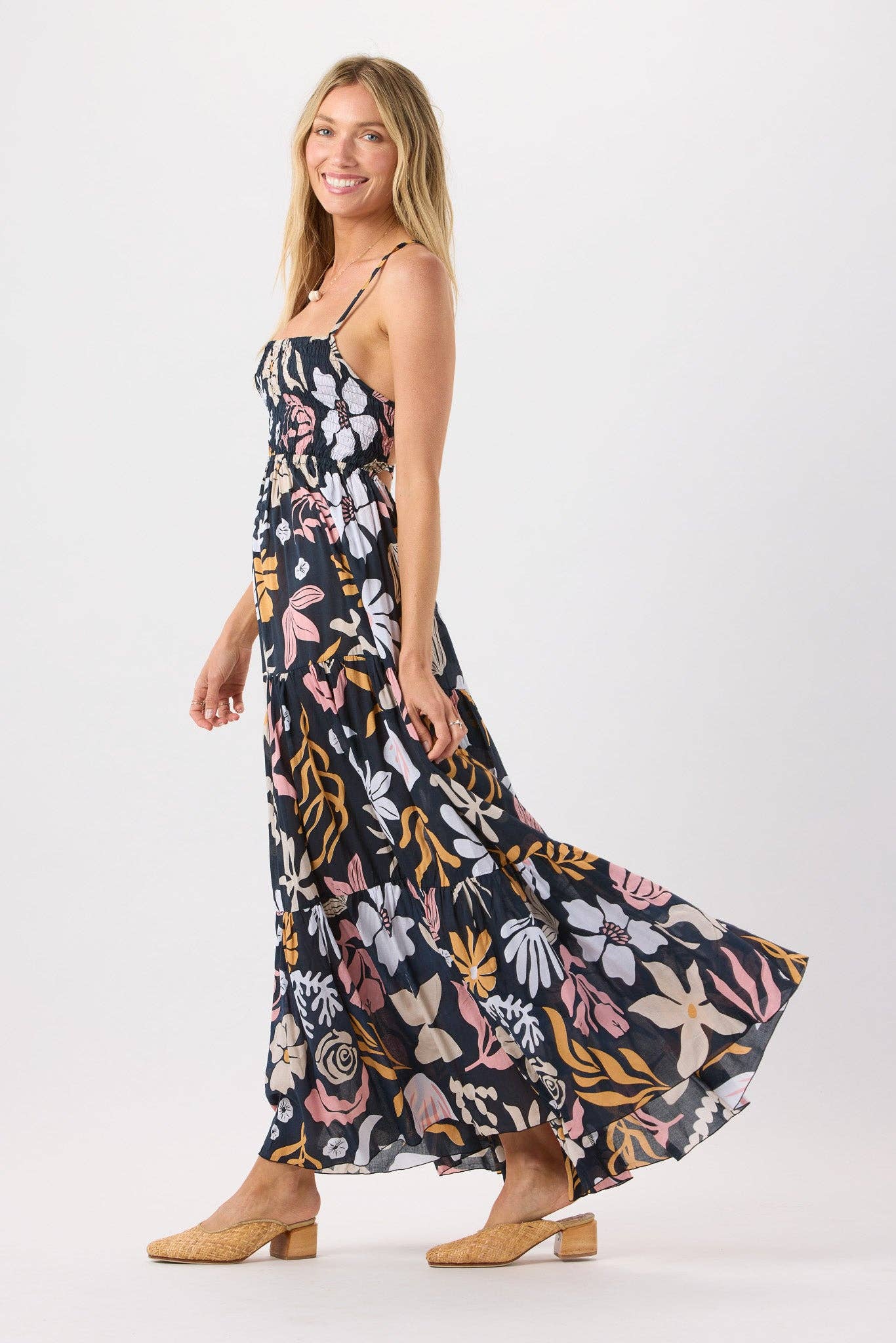 Shellscapes Black Kailani Maxi Dress for wholesale on Faire4