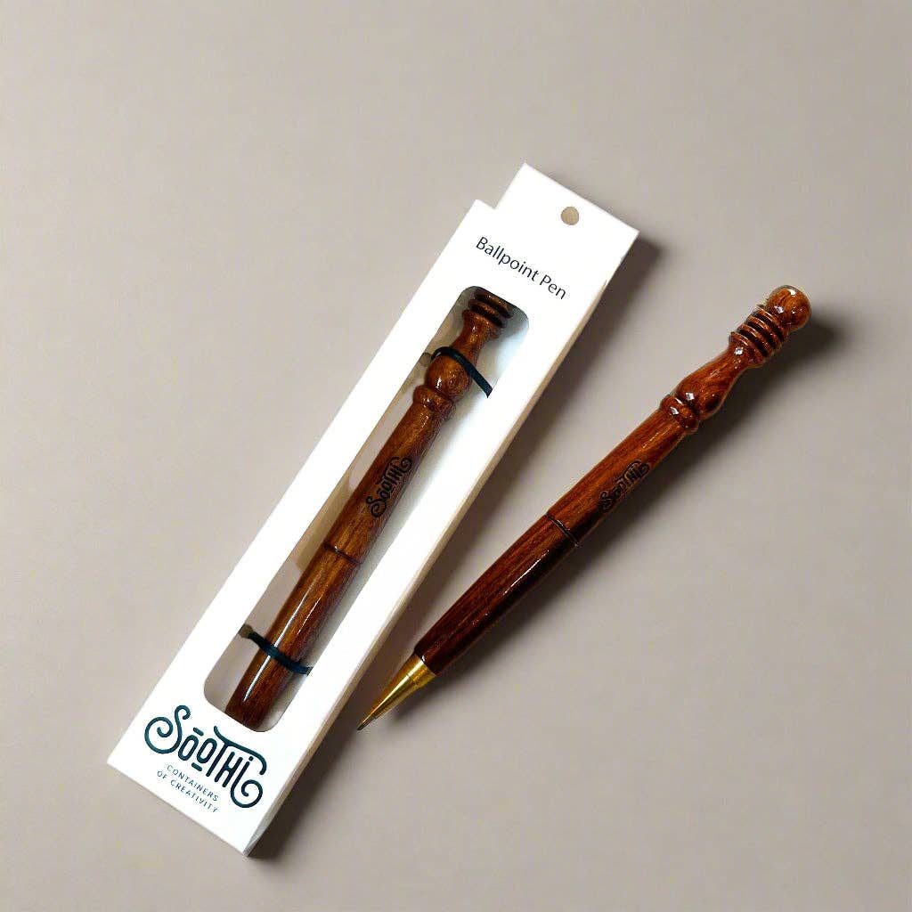 Soothi | Containers Of Creativity - Wholesale Pen - Handmade Sheesham Wood Pen0