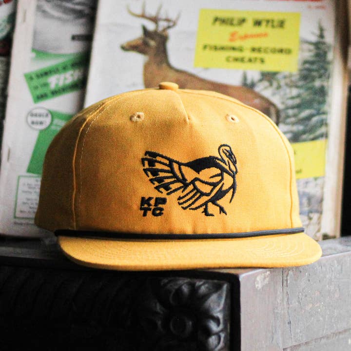 Knotted Pine Trading Co. – Großhandel Flat Brim Cap – Herren – Geo Türkei - Seil Hut - Senf0