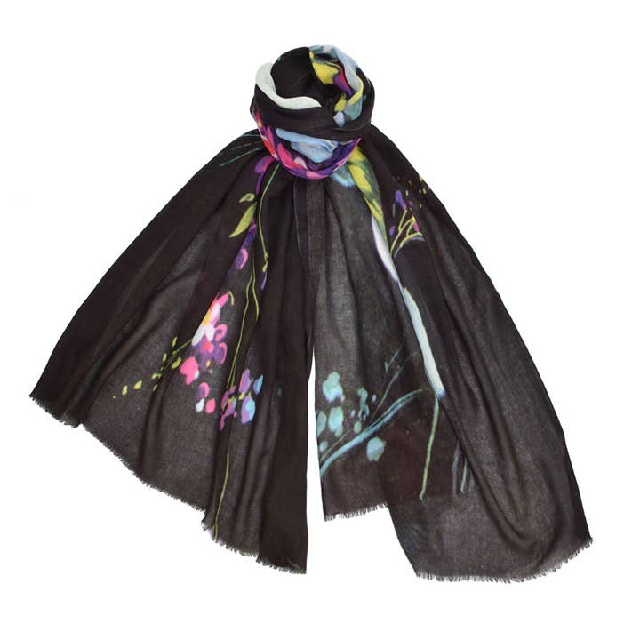 Dupatta Designs – Cachecol - Mulher por atacado – Lenço Valentino Floral Bouquet