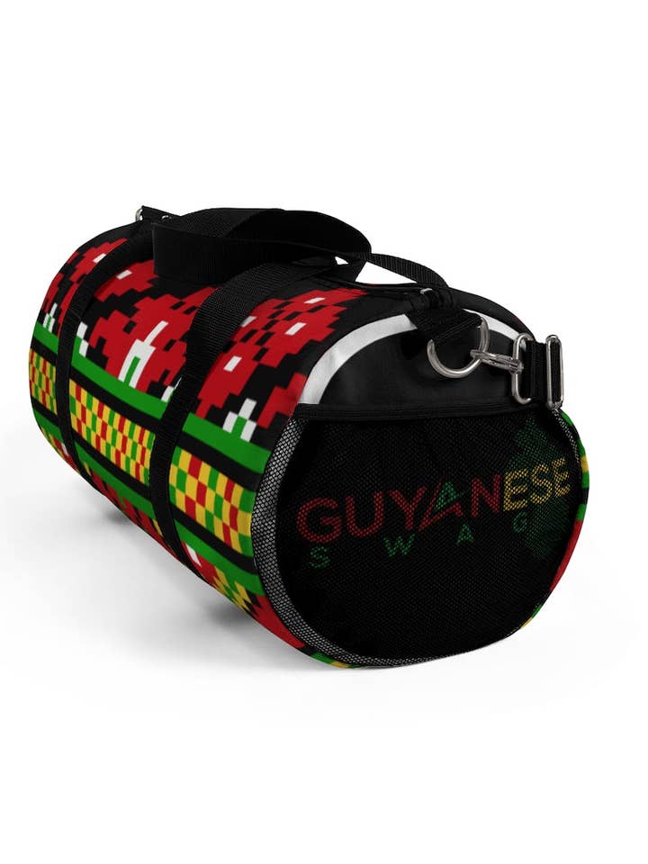 sac de sport Guyanese Swag Indie Ice Gold Green pour la vente par Guyanese Swag