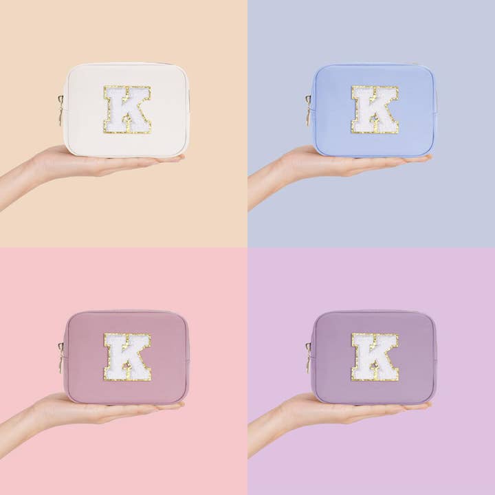 wandf – Großhandel Schmink-/Kosmetiktasche – Personalisierte Monogramm-Tasche Mini Initialen Schminktasche79