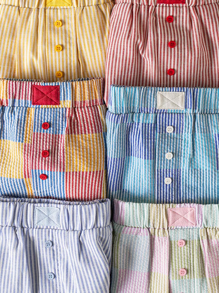 NP70735-Striped & Checker Boxer Shorts for wholesale by VERY J