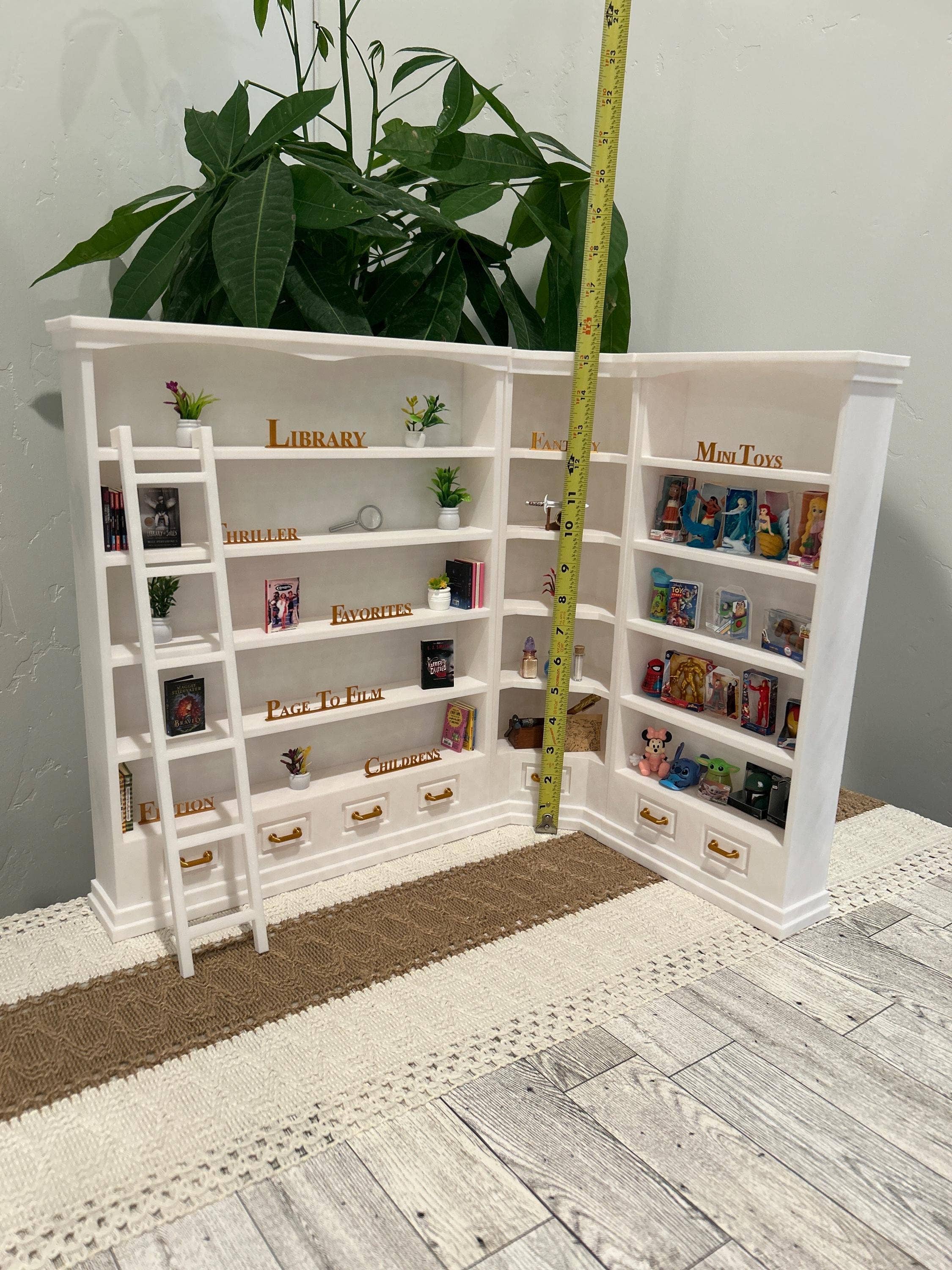 Modern Home Decorations – wholesale Bookcase – 1/6 scale Mini Library | Mini bookshelf | Mini books | Mini Book Display4