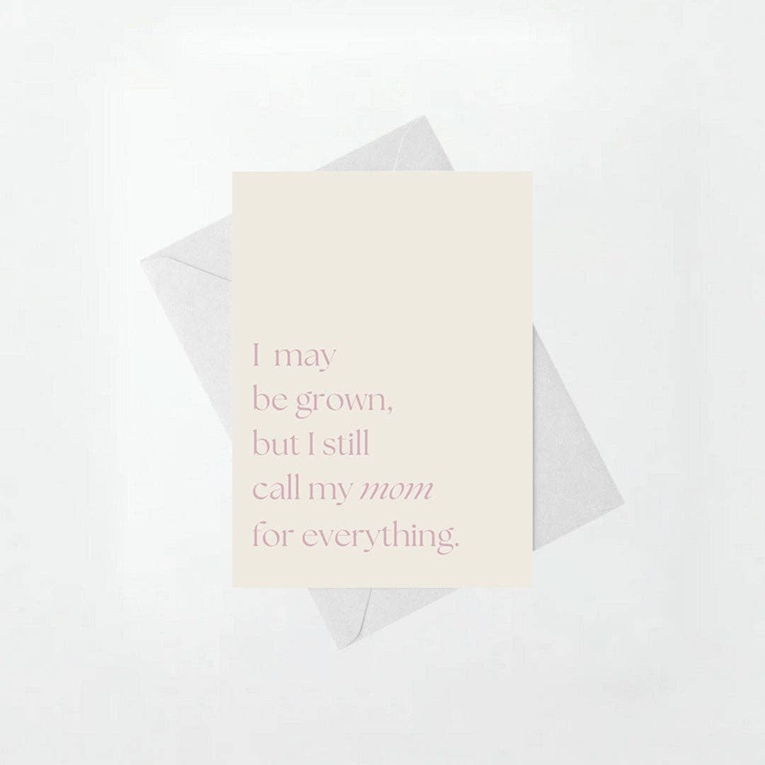 in Perennial – Großhandel Muttertagskarten – Ruf meine Mama für alles an - Muttertagskarte2