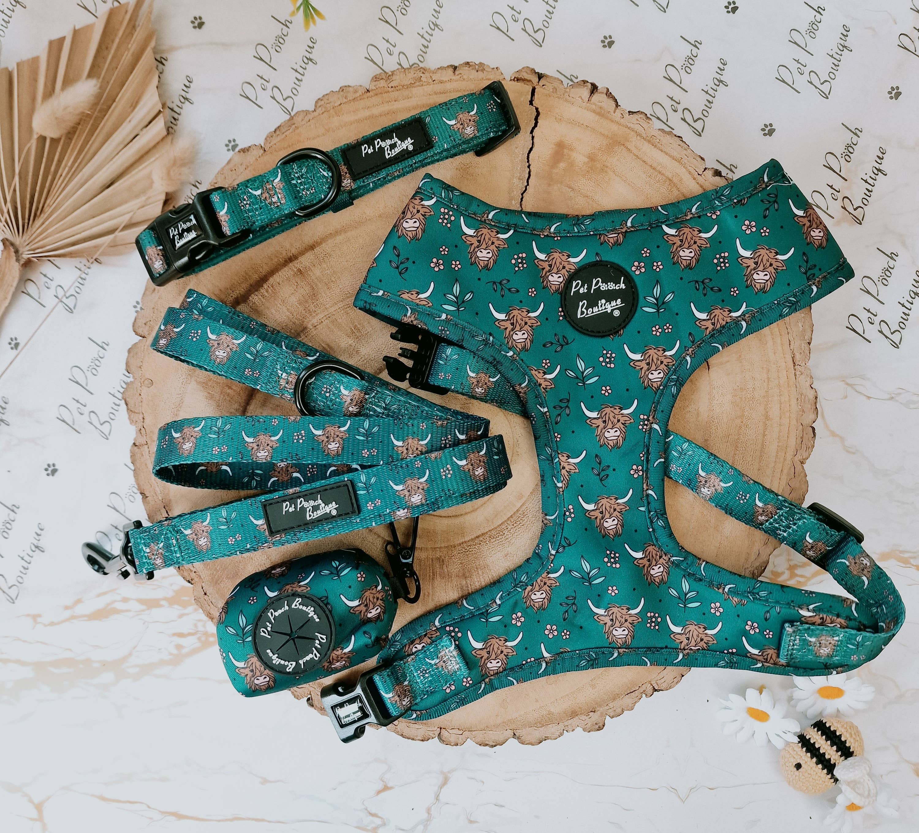 Pet Pooch Boutique - Wholesale Pet Harness - Dog - Happy Highland Cow Puppy Dog Harness11