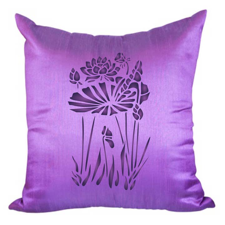 Craft Kreatively - Wholesale Stencil/Craft Die - Water Plants Stencil | Reuseable | Mylar | 1 size1