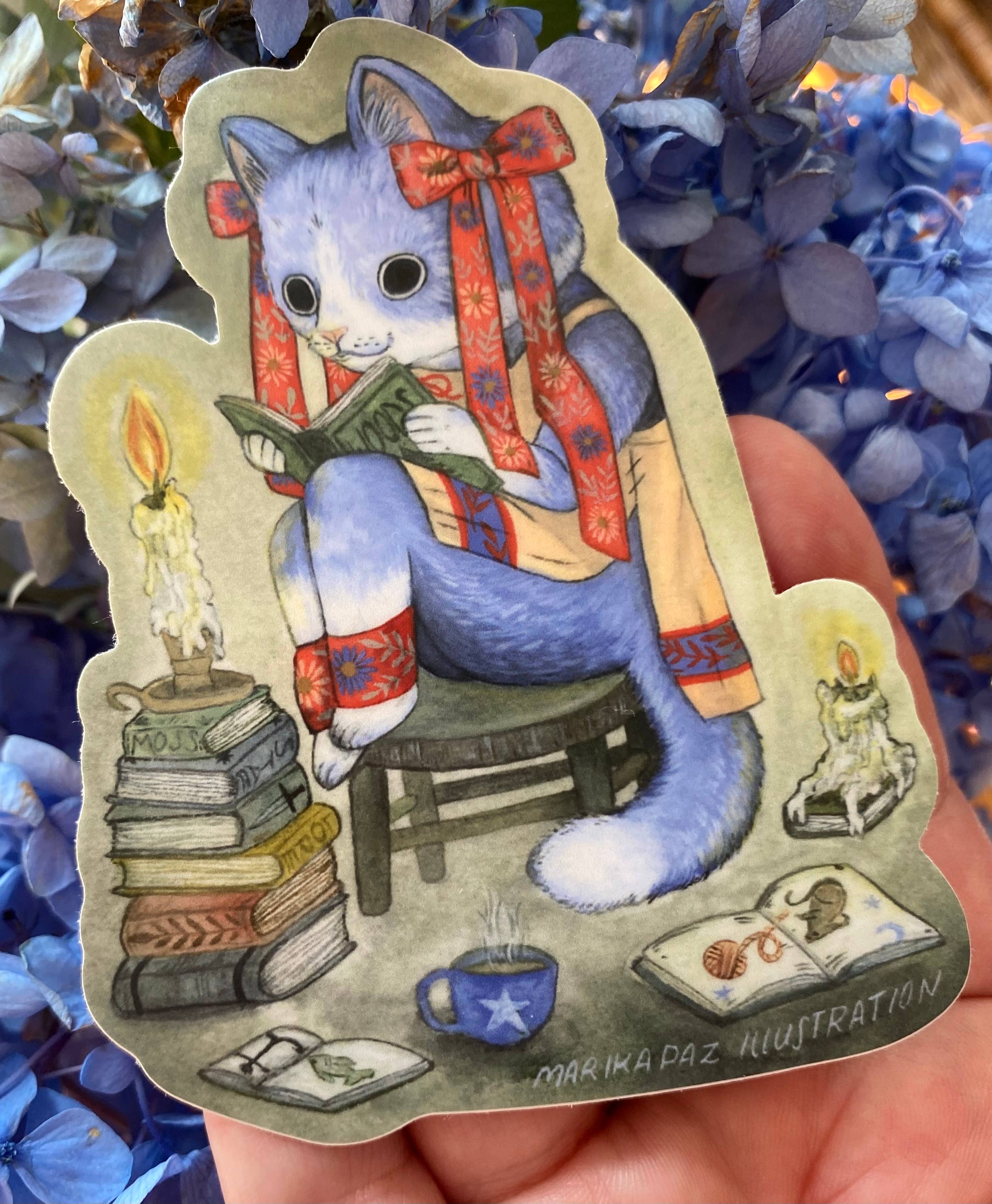 Marika Paz Illustration - Wholesale Sticker - Candlelight Sticker1