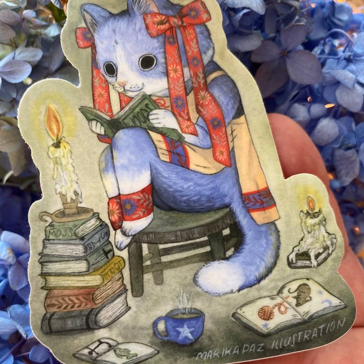 Marika Paz Illustration - Wholesale Sticker - Candlelight Sticker1