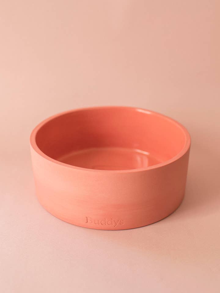 Hundenapf Korallrosa S für den Großhandel von Buddys dogwear