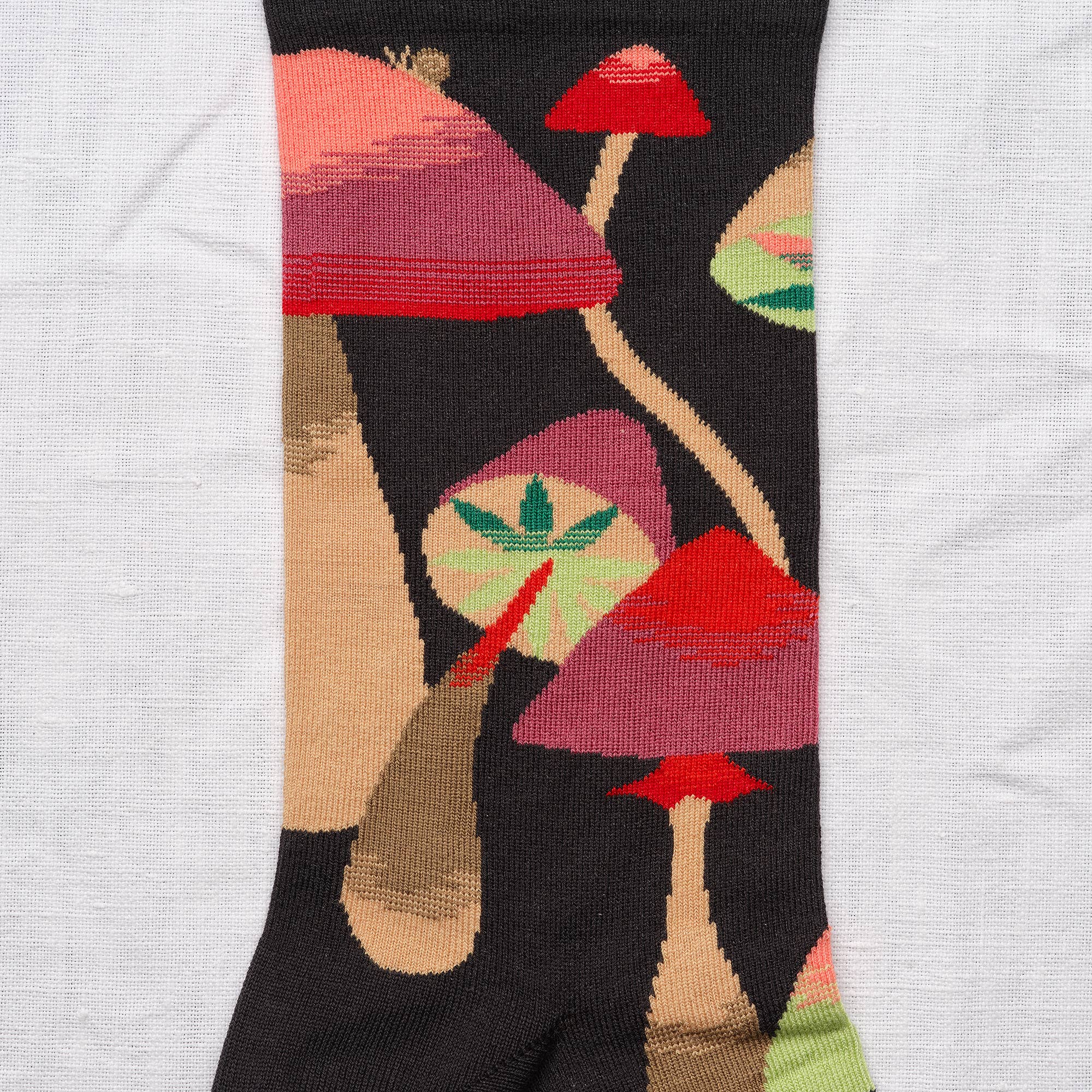 Bonne Maison - Wholesale Socks - Unisex - Fake Black Mushroom Sock2