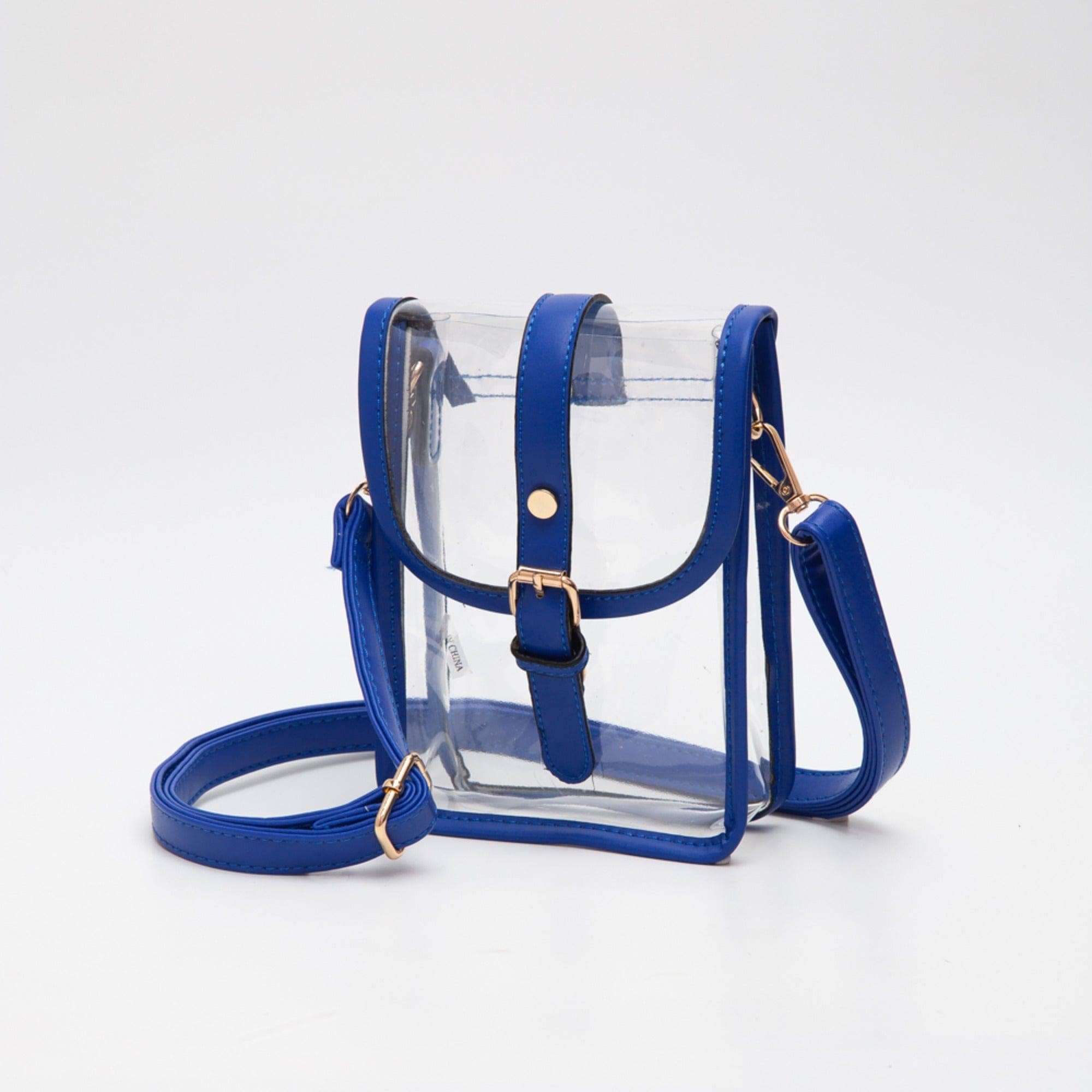 MiMi Wholesale - Wholesale Crossbody Bag - Women's - TG10608 Game Day Clear Buckle Strap Mini Crossbody Bag11