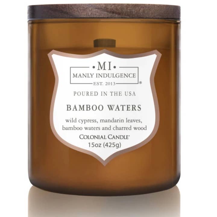 Bamboo Waters 425G doftljus för wholesale av Colonial Candle DE