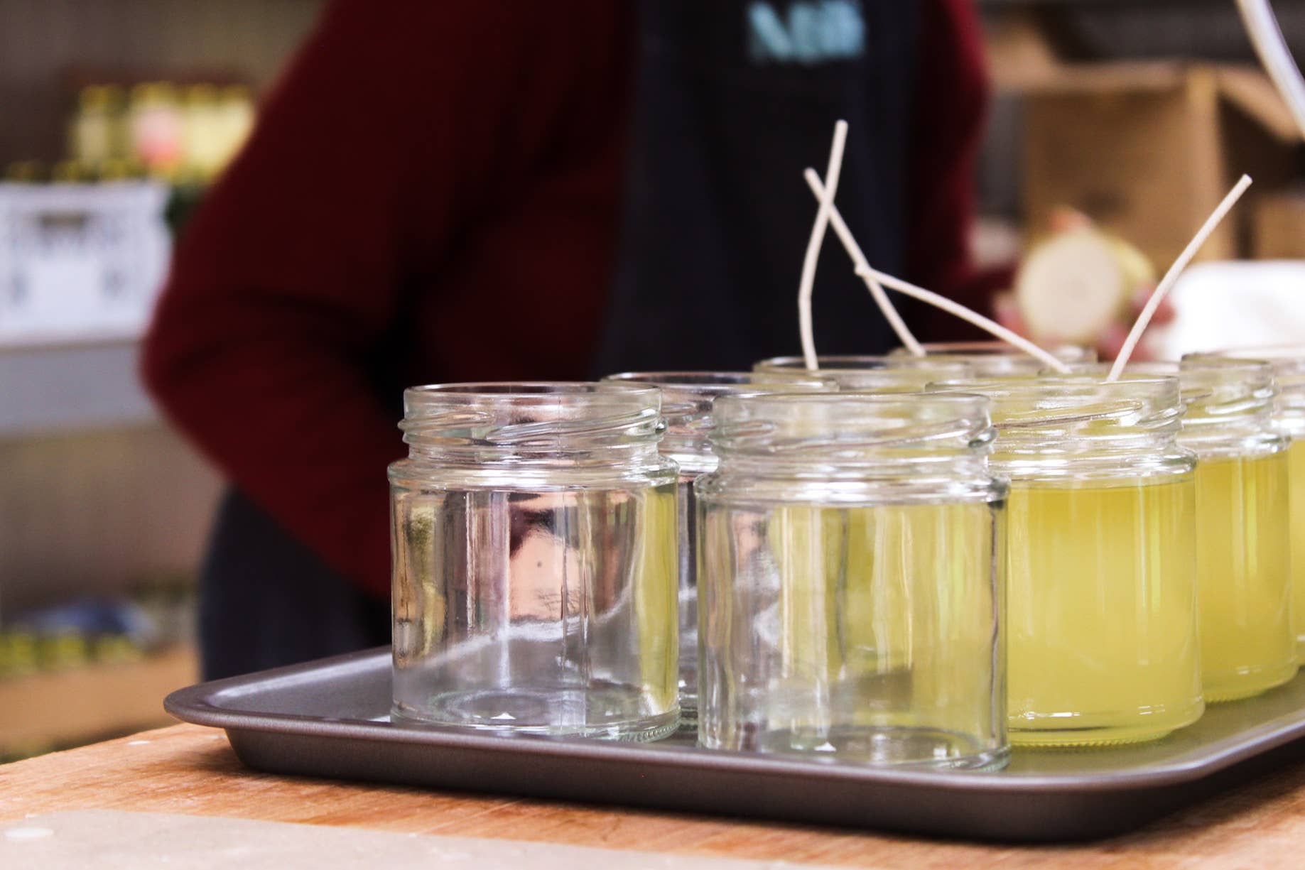 Milis – Engroshandel Glaslys – Sparkle Duftlys – hindbær, prosecco og vanilje6