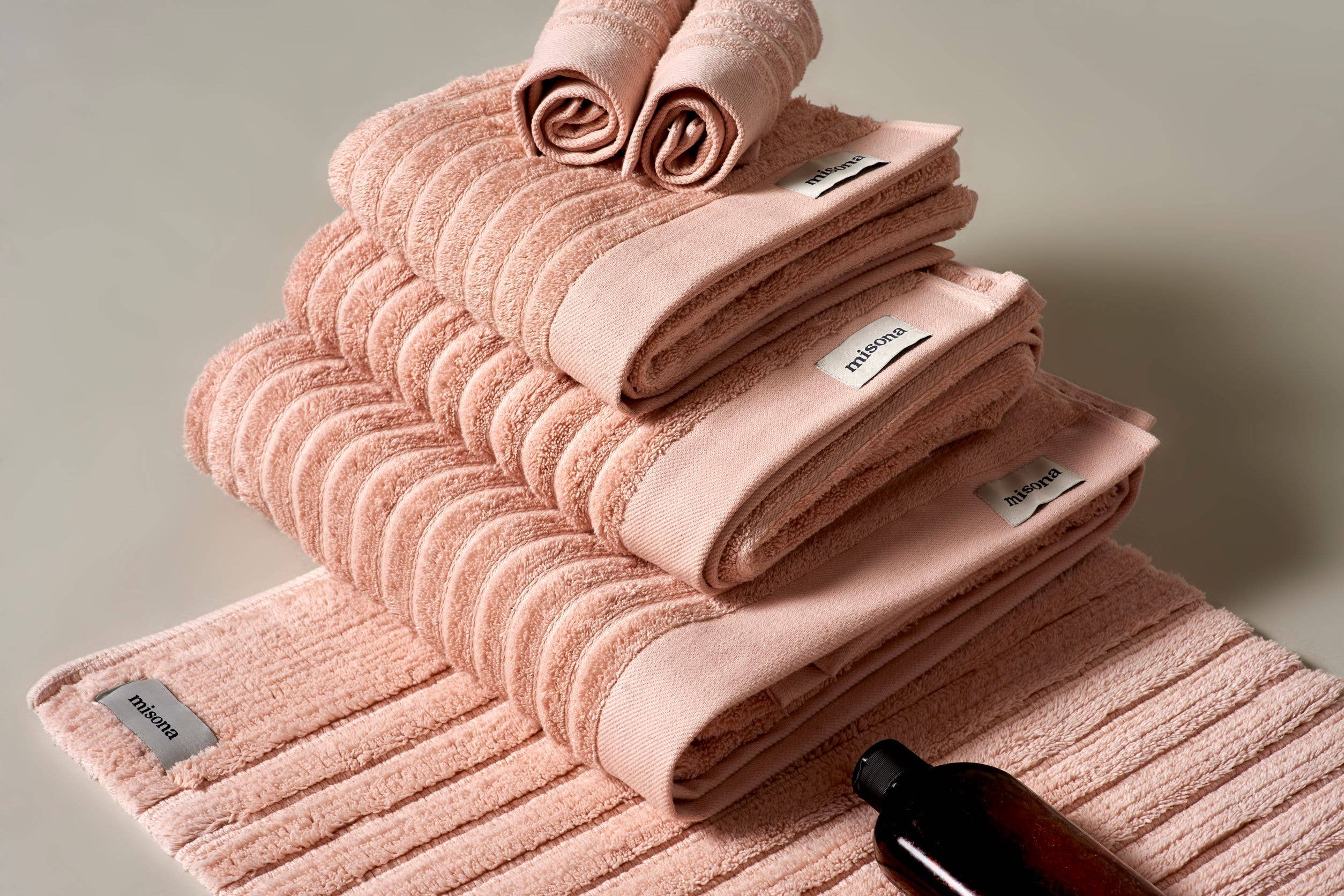 Misona - Wholesale Towel Set - Ribbed Organic Cotton Bath Towels & Face Cloths4