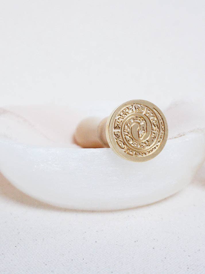 Celestial Snake wax stamp for wholesale by Made of Honour Co.