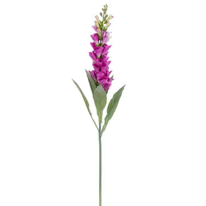 Vickerman 36" Artificial Fuchsia Foxglove Stem for wholesale by Vickerman
