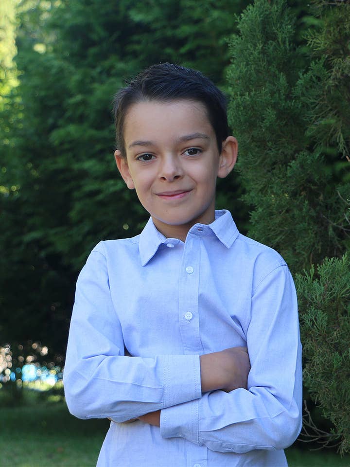 Drengeskjorte - Belmonte - Lys blå for engroshandel hos KIKI & GU