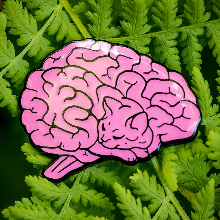 Cat Brain emaljstift för wholesale av The Roving House