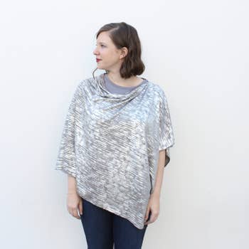 Silk Velvet Poncho Faire Com
